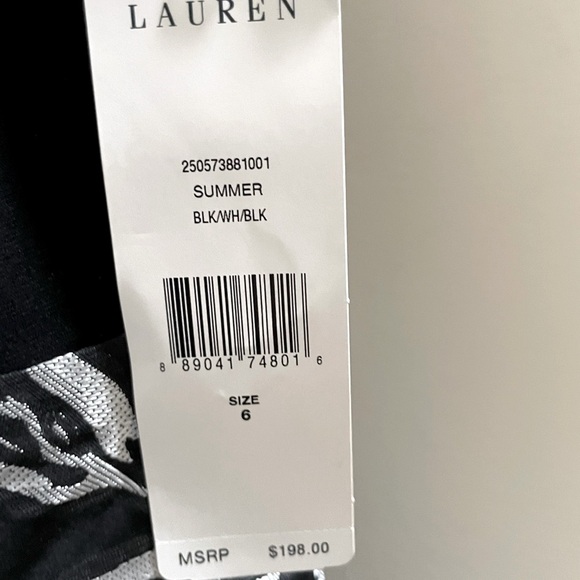 NWT Ralph Lauren A-Line Fit and Flare Party Dress - Size 6 - Picture 7 of 8